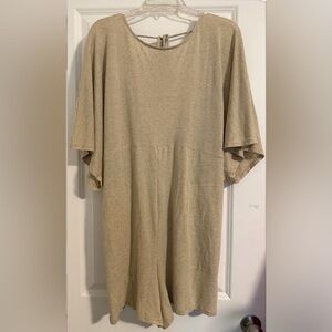 Free People beach NWT Romper with pockets, women’s size Large